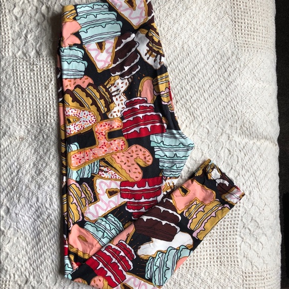 LuLaRoe 4th Birthday Leggings - Picture 1 of 3